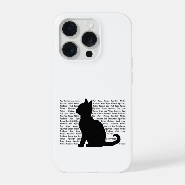 Coque iPhone Cadeau parfait pour amateur de chats  (Verso)
