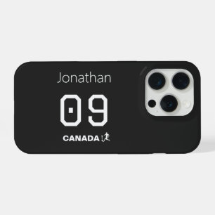 Coque iPhone 15 Pro Cadeau personnalisé d'athlète de soccer Canada
