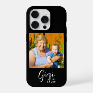 Coque iPhone 15 Pro Cadeau photo Gigi établi