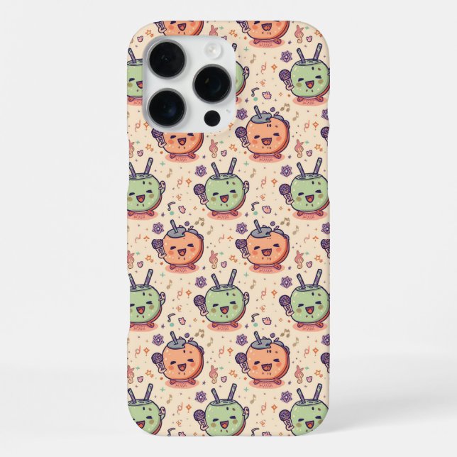 Coque iPhone Cadeau pour amateurs de musique chanteurs de Bubbl (Verso)