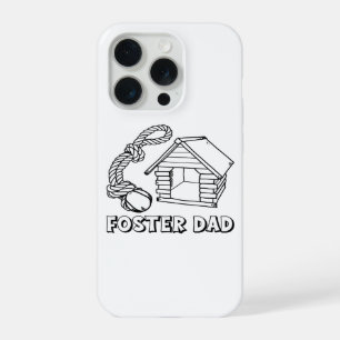 Coque iPhone 15 Pro Cadeau pour bénévole sauvetage animalier Papa Chie