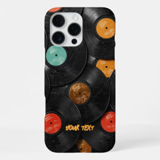 Coque iPhone 16 Pro Max Cadeau pour DJ Collectionneurs de Vinyles Rétro