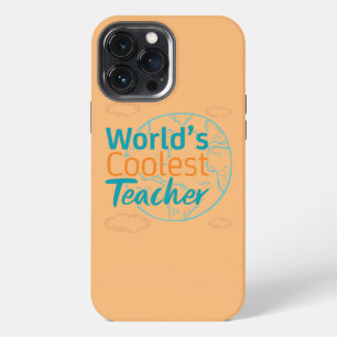Etui iPhone 13 Pro Max Cadeau pour enseignante la plus cool et la plus mi