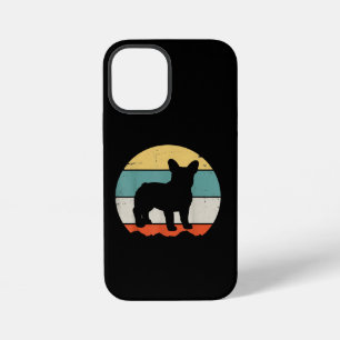 Coque iPhone 12 Mini Cadeau Vintage Rétro Bulldog Pour Papa Chien Maman
