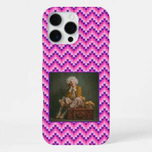 Coque iPhone 16 Pro Max Cadeaux de 1 an de mariage tendance Motif géométri