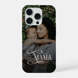 Coque iPhone 15 Pro Cadeaux de fête des mères photo de la meilleure ma