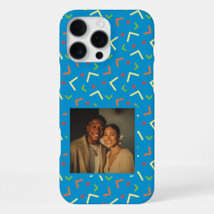 Coque iPhone 16 Pro Max Cadeaux de fin d'études branchés Memphis Pattern