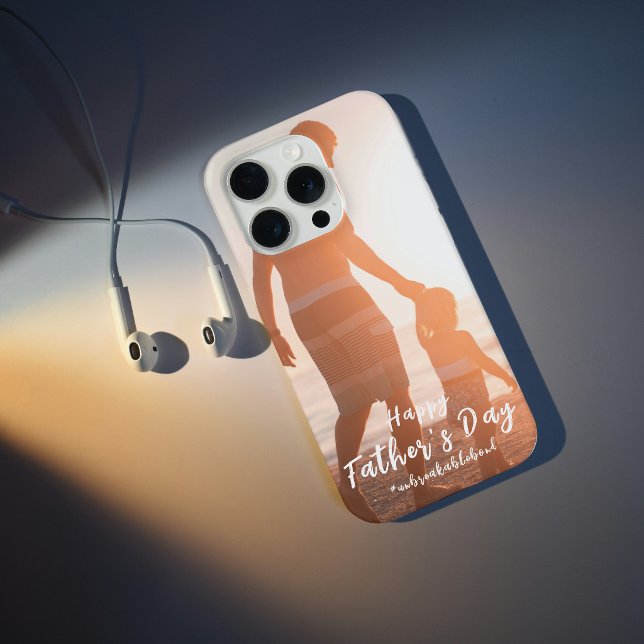 Coque iPhone Cadeaux de la Fête des Pères : Lien Indéfectible e (Créateur téléchargé)