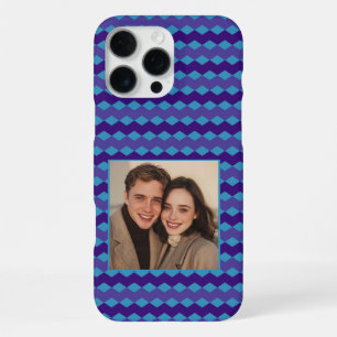 Coque iPhone 16 Pro Max Cadeaux de mariage tendance à motif géométrique