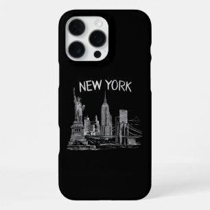 Coque iPhone 16 Pro Max Cadeaux de New York pour hommes femmes NY Ville Vi