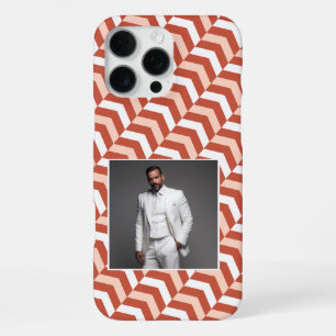 Coque iPhone 16 Pro Max Cadeaux élégants d'anniversaire pour lui Motif géo