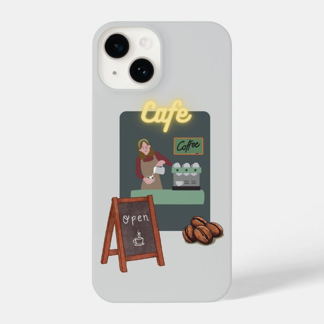Coque iPhone Cafe  (Verso)