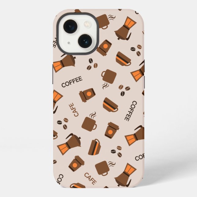 Coque iPhone Café (Verso)