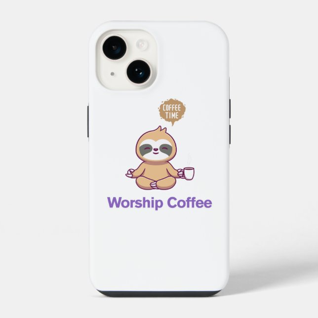 Coque iPhone Café de culte - Couverture Iphone 14 (Verso)