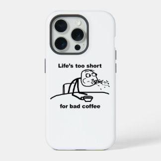 Coque iPhone 15 Pro Café incorrect