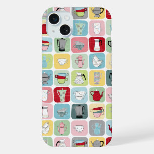 Coque iPhone 15 Plus Café Rétro