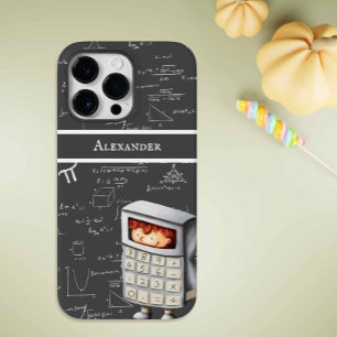 Coque Pour Pour iPhone 14 Pro Max Calculatrice formules mathématiques manuscrites bl