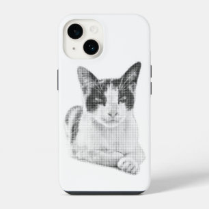 Coque Pour iPhone 14 Calicot Rétro Demi-Teinte