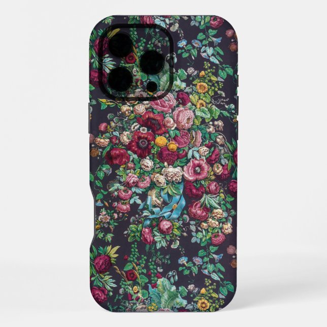 Coque iPhone Calicot rustique anglais classique de style Willia (Verso)