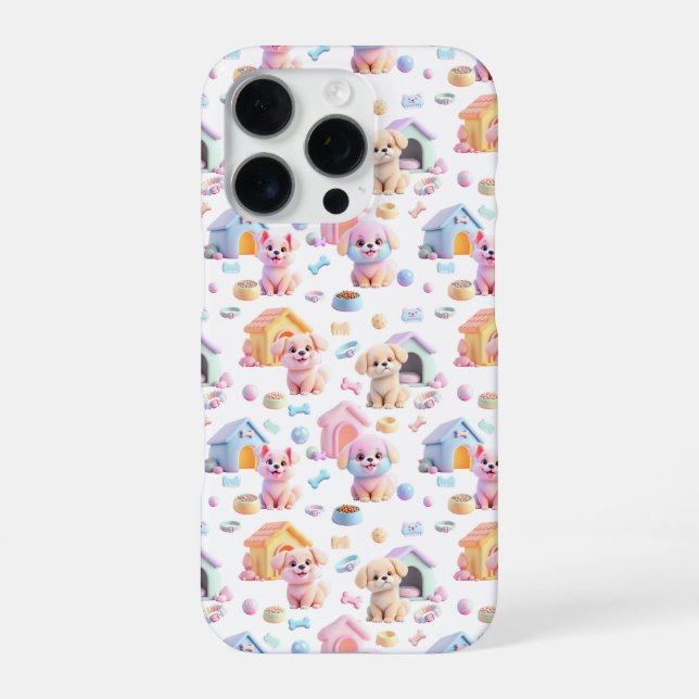 Coque iPhone Câlins Canins (Verso)
