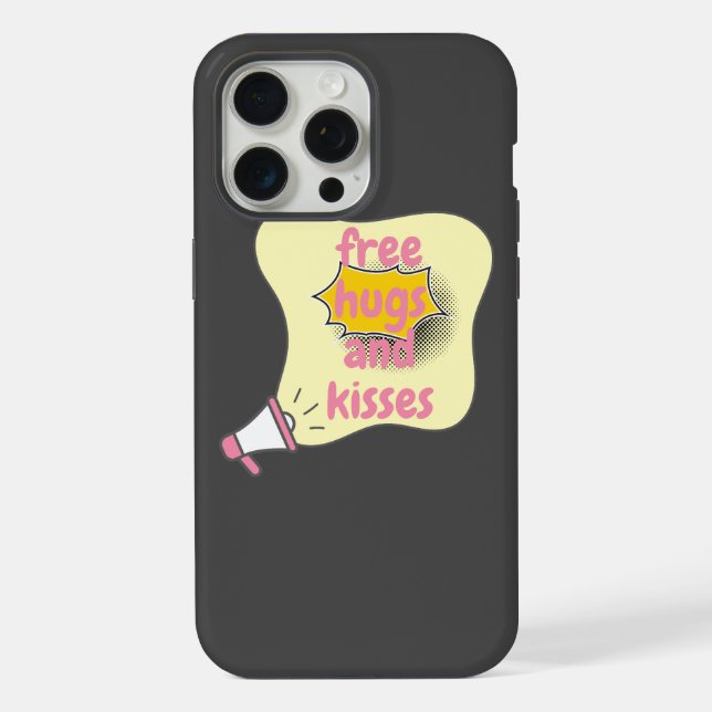 Coque iPhone câlins et baisers gratuits (Verso)