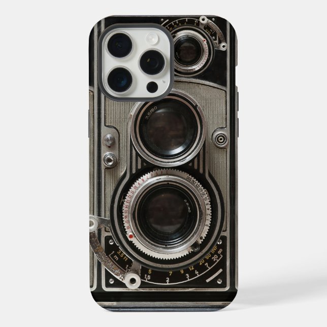 Coque iPhone Caméra vintage (Verso)