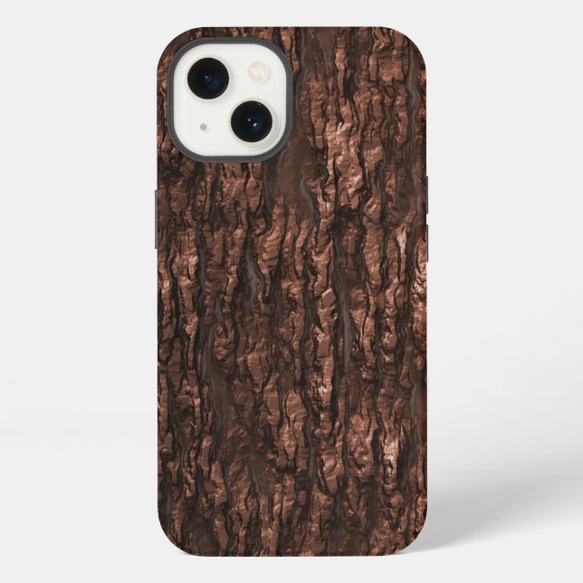 Coque iPhone Camion écorce Brown (Verso)