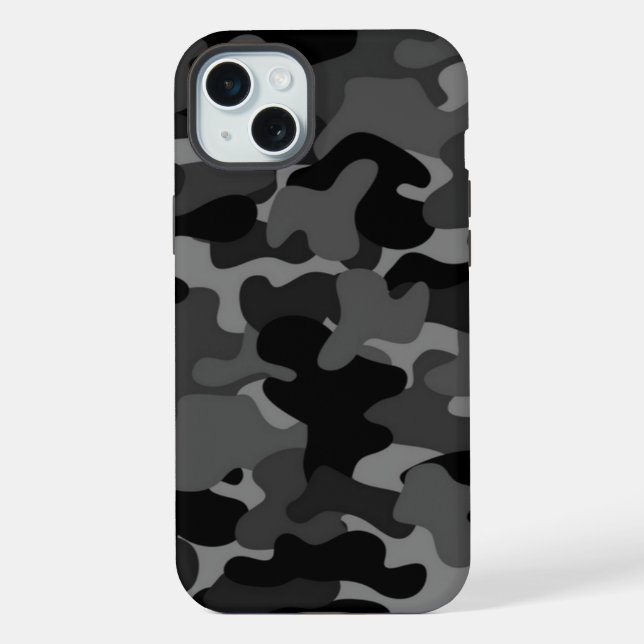Coque iPhone Camion gris noir (Verso)