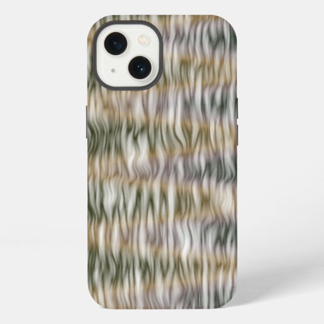 Coque iPhone Camo : Camouflage Léopard des neiges arctiques (Verso)