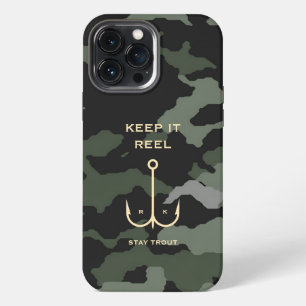 ETUI iPhone 13 PRO MAX CAMO FÊTE DES PÈRES PÊCHE GARDER LE FIL COOL