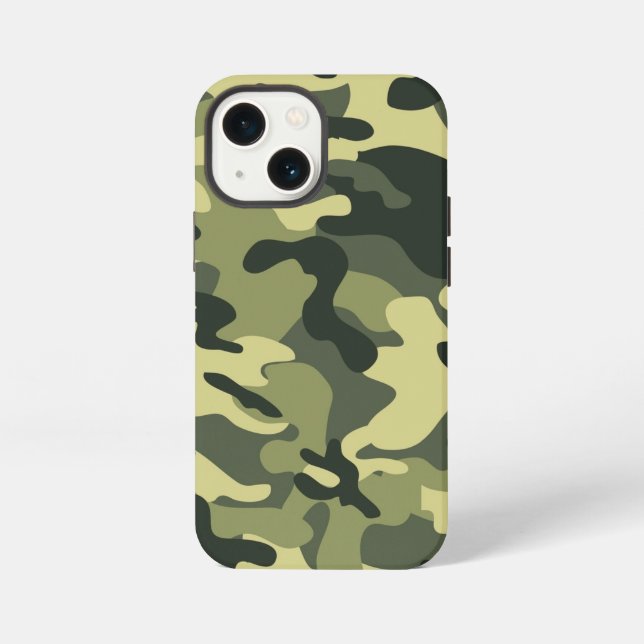 Coque iPhone Camo Vert (Verso)