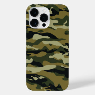 Coque Pour Pour iPhone 14 Pro Max Camo vert foncé