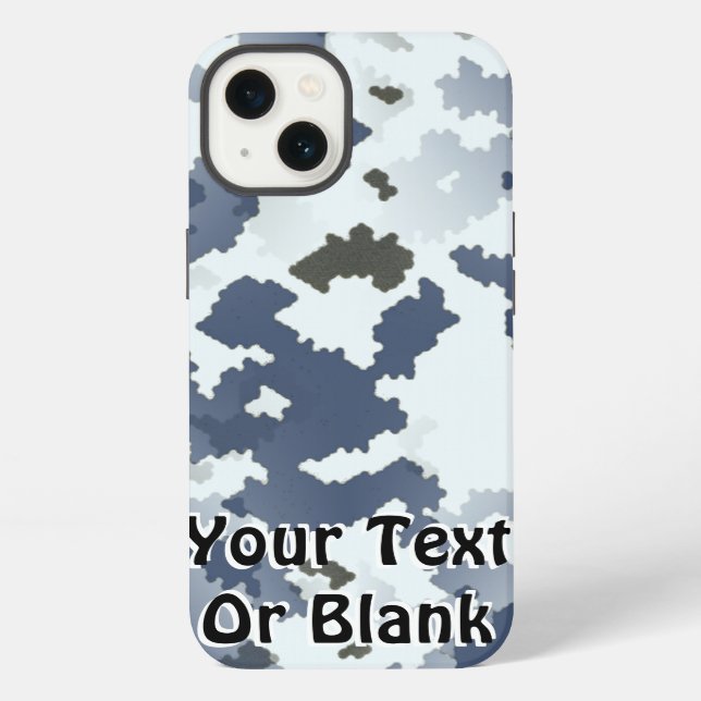 Coque iPhone Camouflage d'hiver (Verso)