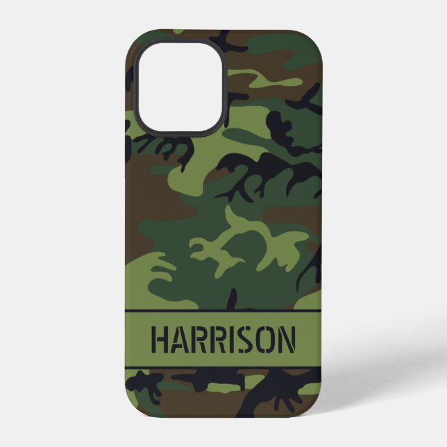 Coque iPhone Camouflage Monogramme (Verso)
