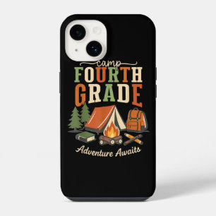 Coque Pour iPhone 14 Camp Aventure de quatrième année attend 4e année