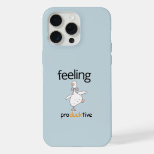 Coque iPhone 15 Pro Max Canard drôle Texte personnalisé Sentiment Produckt