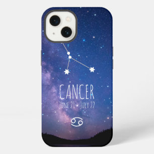 Etui iPhone 13 Cancer Constellation Zodiaque personnalisée
