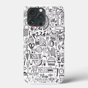 Etui iPhone 13 Pro Canicules alimentaires Plaques de papier carnet