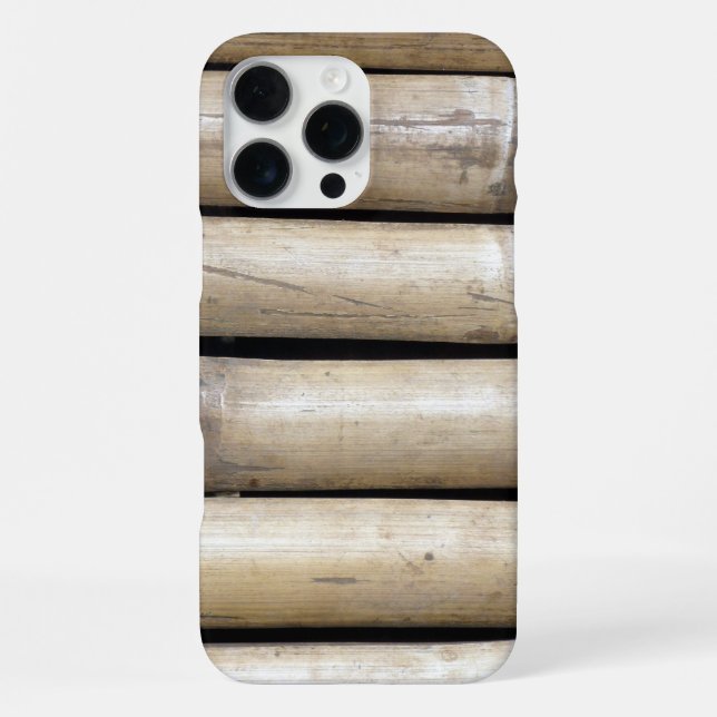 Coque iPhone canne en bambou (Verso)