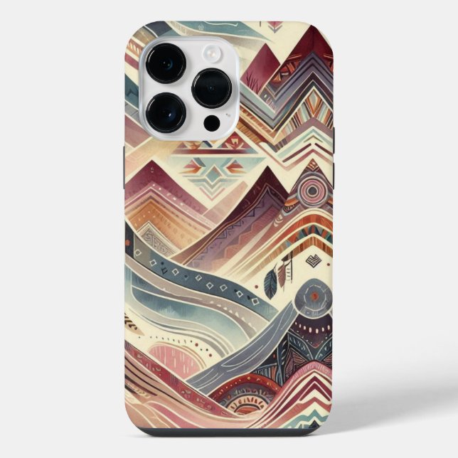 Coque iPhone Canyons Colorés (Verso)