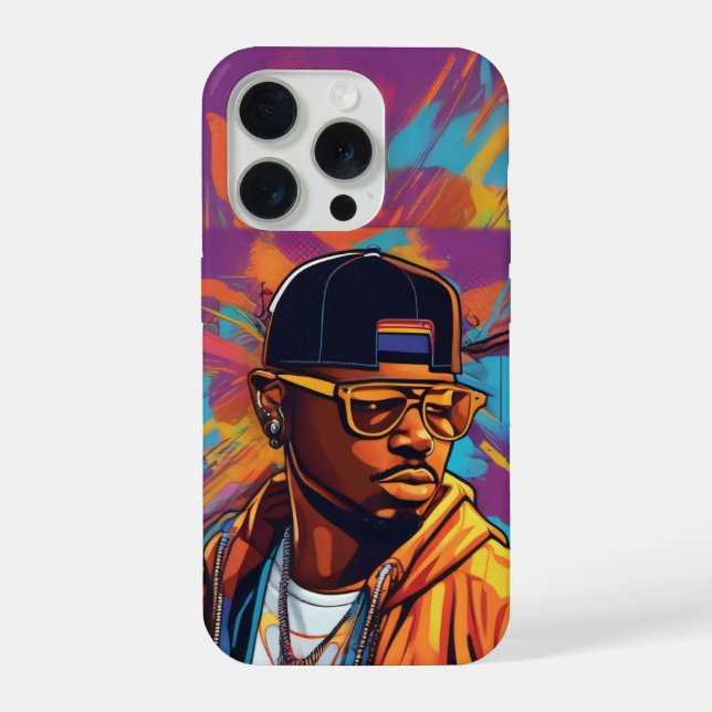 Coque iPhone Capa de Celular - Street graffiti art Hip Hop (Verso)