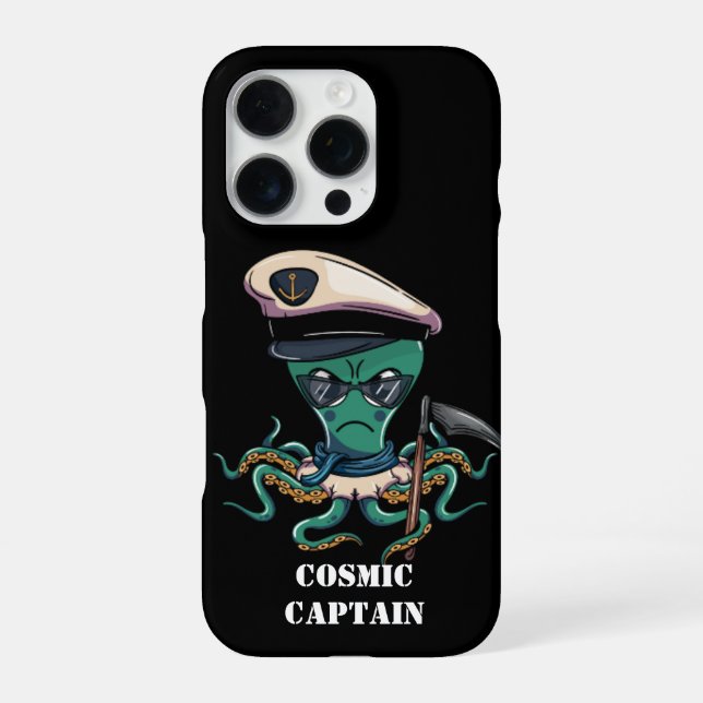 Coque iPhone Capitaine Cosmique  (Verso)