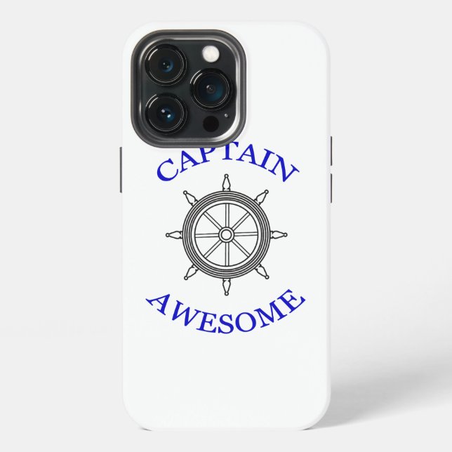 Coque iPhone "Capitaine génial" (Dos)