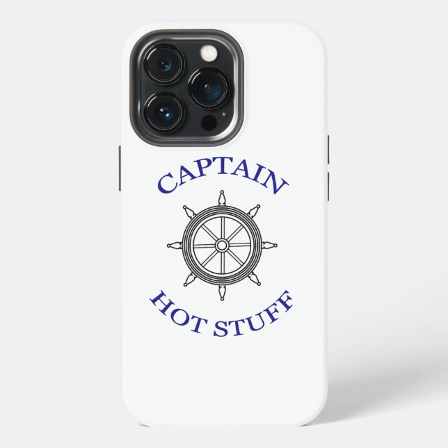 Coque iPhone "Capitaine Hot Stuff" (Dos)