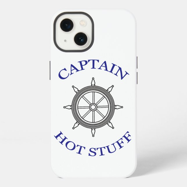 Coque iPhone "Capitaine Hot Stuff" (Verso)