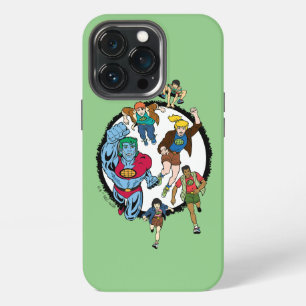 Etui iPhone 13 Pro Capitaine Planète et les Planétariens Cercle Graph