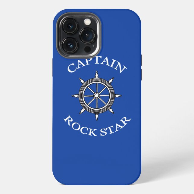 Coque iPhone "Capitaine Rock Star" (Verso)