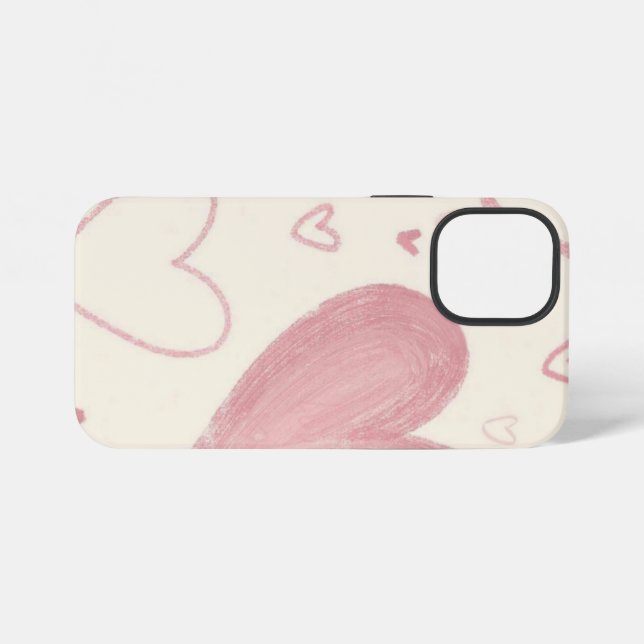 Coque iPhone capot de téléphone esthétique mignon (Verso Horizontal)