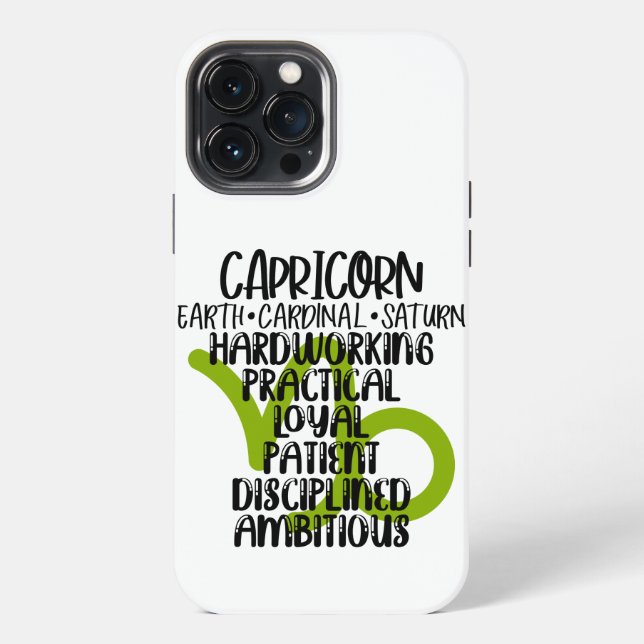 Coque iPhone Capricorne (Verso)
