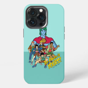 Etui iPhone 13 Pro Captain Planet Group Graphic - La Puissance Est À